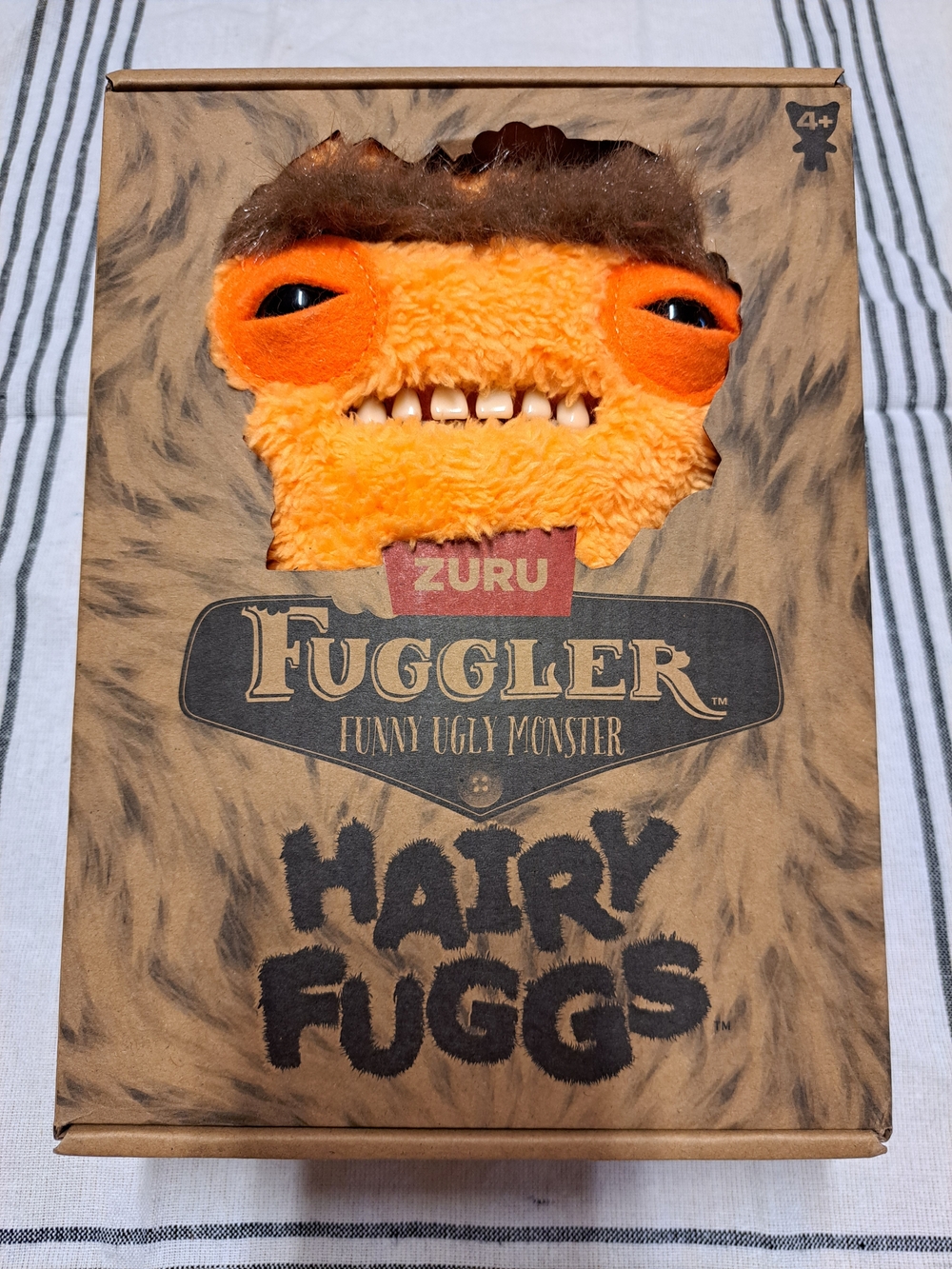 ZURU Fuggler Hairy Fuggs Orange Plush Funny Ugly Monster